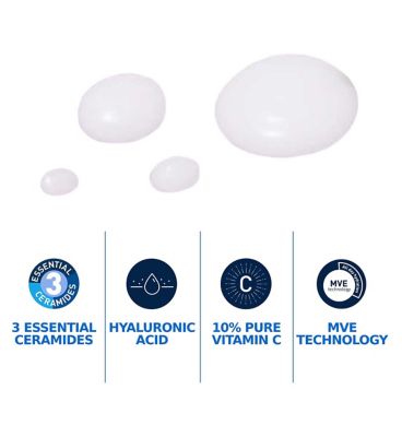 CeraVe Skin Renewing 10% Pure Vitamin C Serum with Ceramides for Brighter & Smoother Skin 30ml (8)