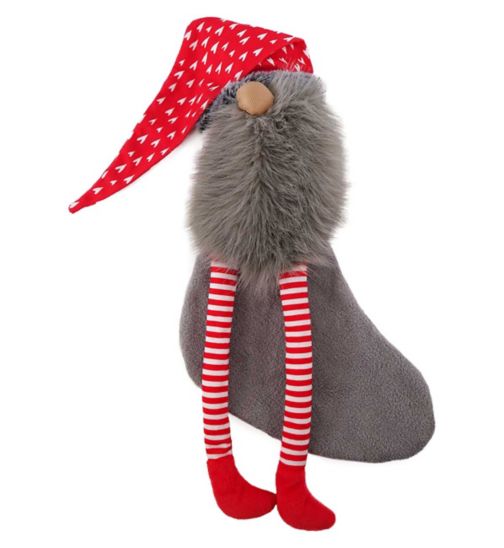 Rosewood Crinkle Santa Sock Dog Toy