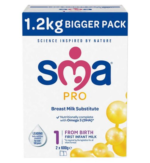 SMA® PRO First Infant Baby Milk Powder Formula from birth 1.2 kg