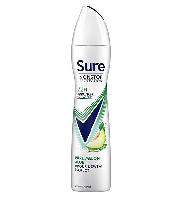 Sure Women Pure Melon Aloe Nonstop Protection Antiperspirant Deodorant 250ml