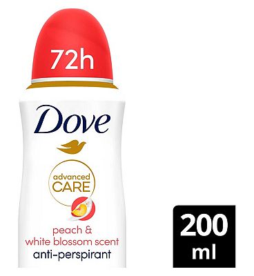 Dove Advanced Care Go Fresh Antiperspirant Deodorant Peach & White Blossom 200ml