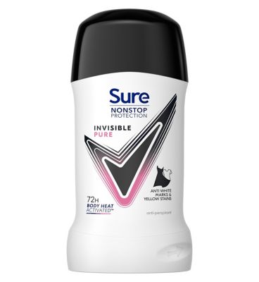Sure Women Invisible Pure Nonstop Protection Antiperspirant Deodorant ...