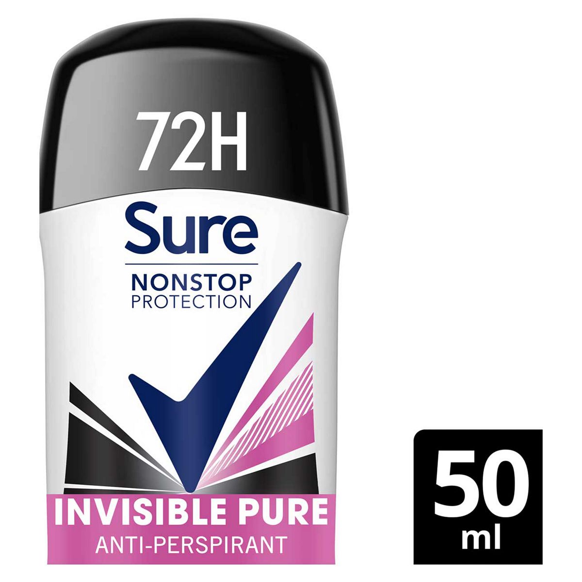 Sure Women Invisible Pure Nonstop Protection Antiperspirant Deodorant Stick 50Ml