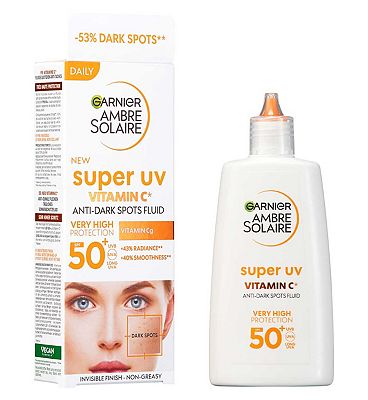 Garnier Ambre Solaire Super UV Vitamin Cg Facial SPF50+ Fluid 40ml