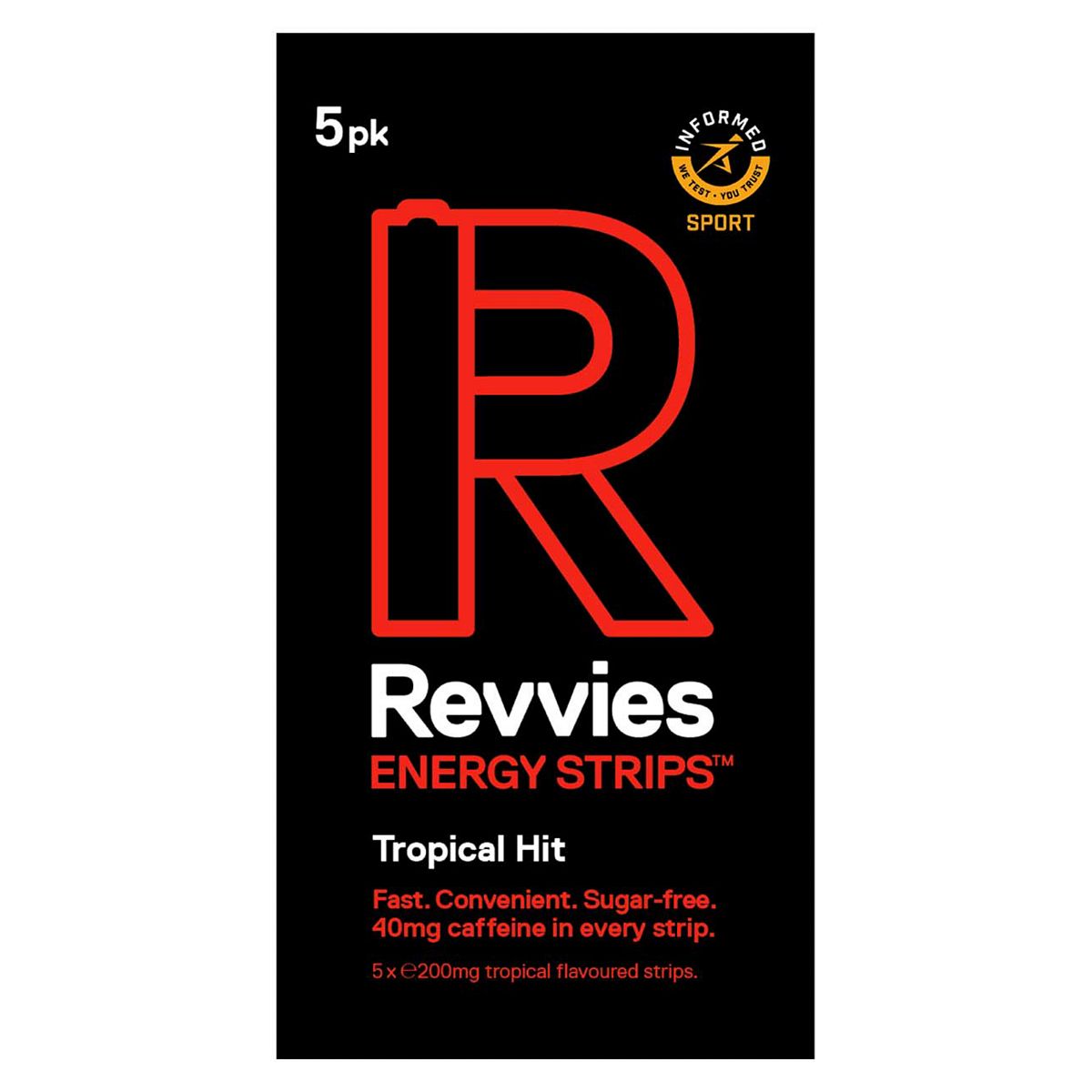 Revives Energy Revvies Energy Strips Tropical Hit - 5
