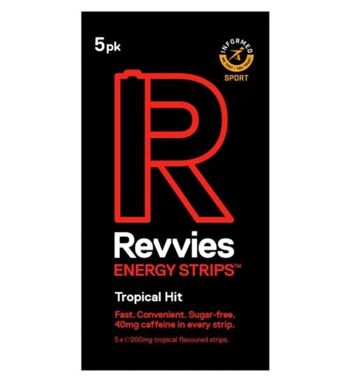 Revvies Energy Strips Tropical Hit - 5 Strips