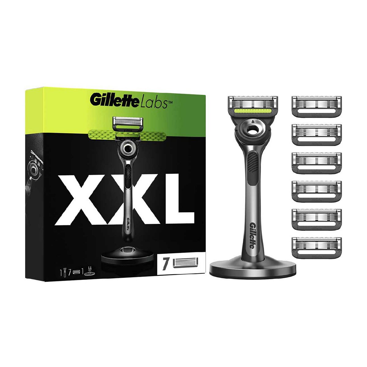 Gillette Gillette Labs With Exfoliating Bar Razor, 1 Handle - 7 Blades Br/> – Image 2