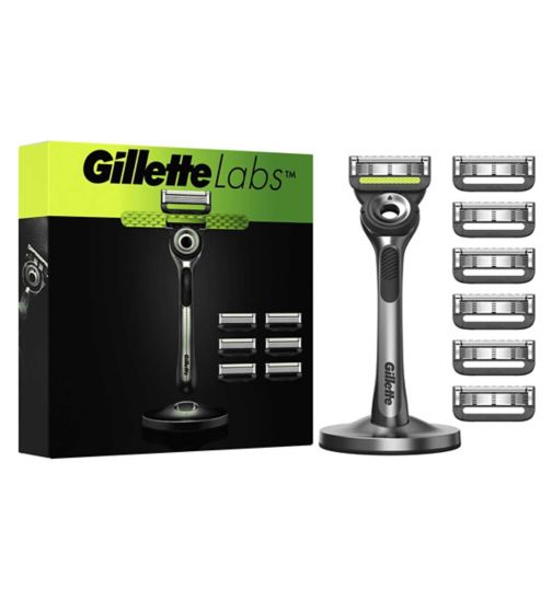 Gillette Labs Value Pack, Razor + 6 Razor Blades