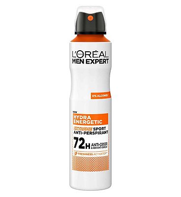 L'Oral Men Expert  Hydra Energetic Extreme Sport 72H Anti-Perspirant Deodorant 250ml