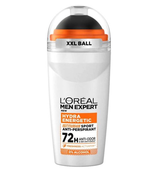 L'Oréal Men Expert  Hydra Energetic Extreme Sport 72H Roll On Anti-Perspirant Deodorant 50ml