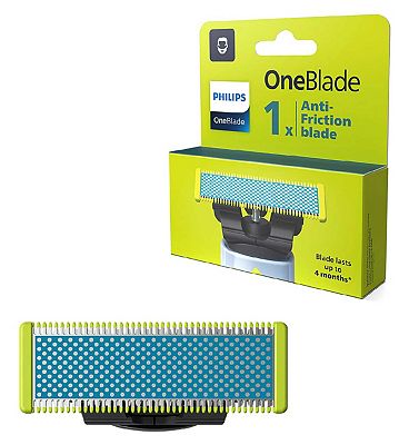 Philips OneBlade Anti-friction Blade for Face, First Shave, 1 Pack - QP215/50