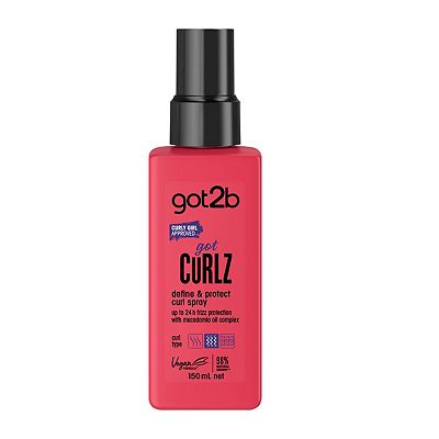 got2b gotCURLZ Define & Protect Curly hair Spray 150ml