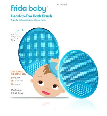 DermaFrida The SkinSoother Baby Bath Silicone Brush by Fridababy