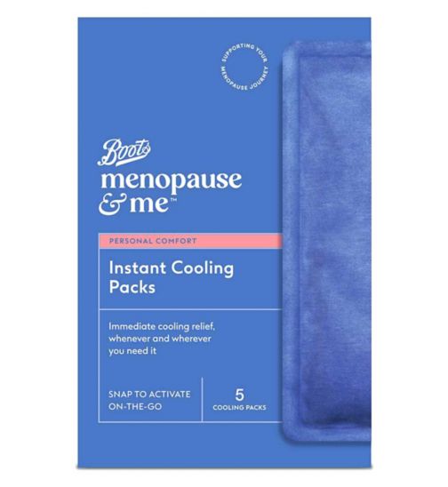 Boots Menopause & Me Instant Cooling Packs - 5 Pack