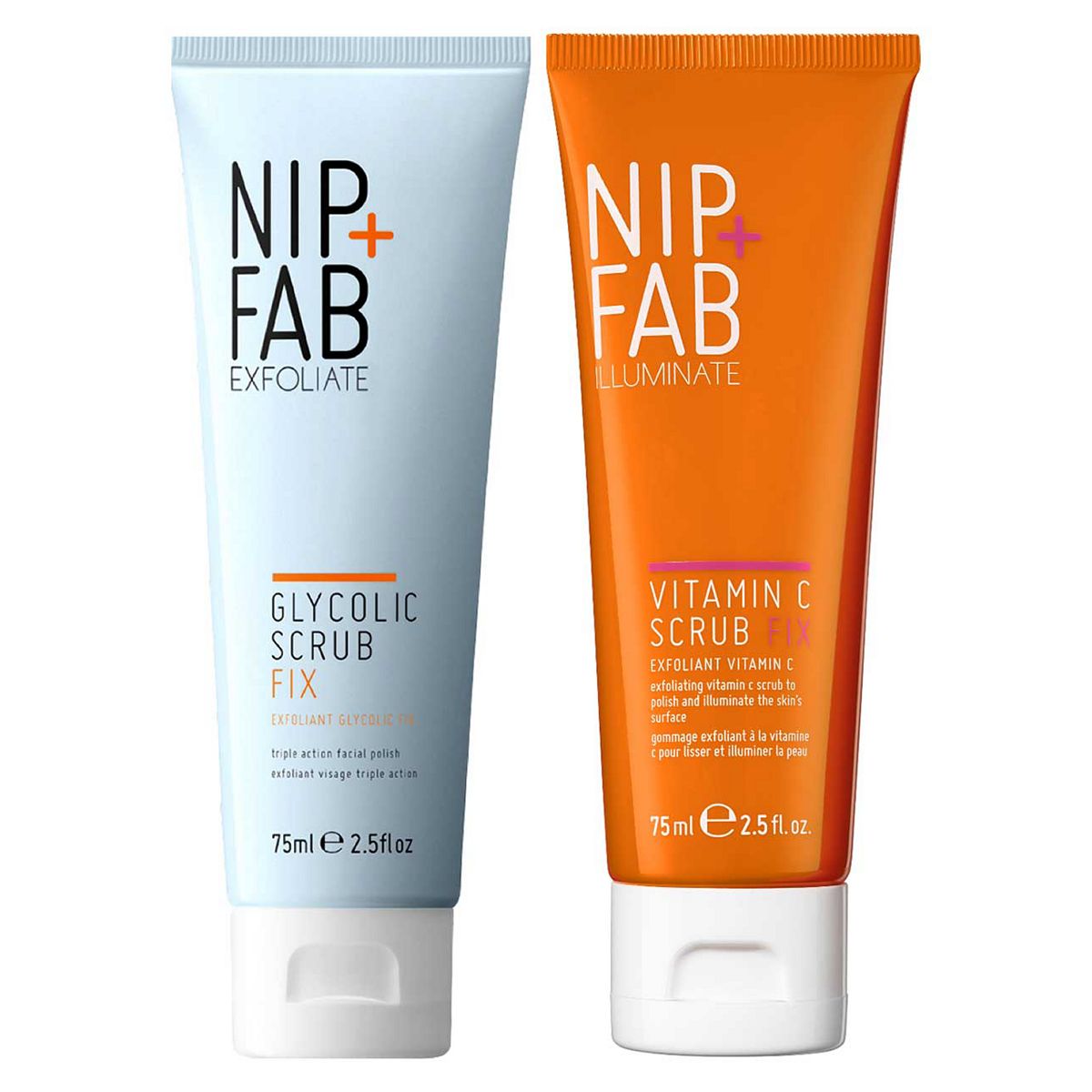 Nip+Fab Glycolic Fix Scrub & Vit C Morning Night Duo