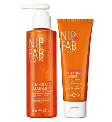 Nip+Fab Vit C Fix Scrub & Cleanse Duo