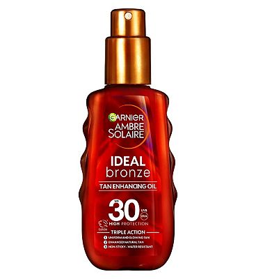 Garnier Ambre Solaire SPF 30 Ideal Bronze Protective Oil Spray 150ml