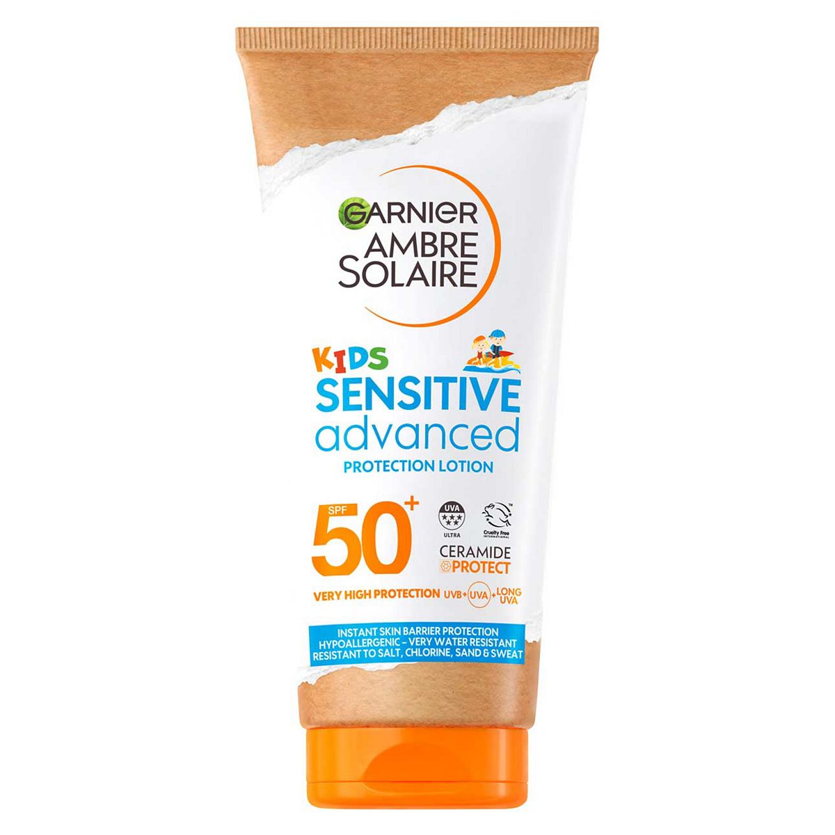 Garnier Ambre Solaire Spf 50+ Kids Sensitive Advanced Sun Cream 175ml