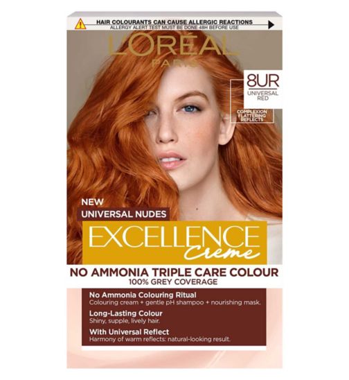 Loreal Excellence Universal Permanent Hair Dye Red 8UR 268g