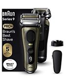 Braun Series 9 Pro+ Electric Shaver, Charging Stand, Wet & Dry, 9519s - Gold