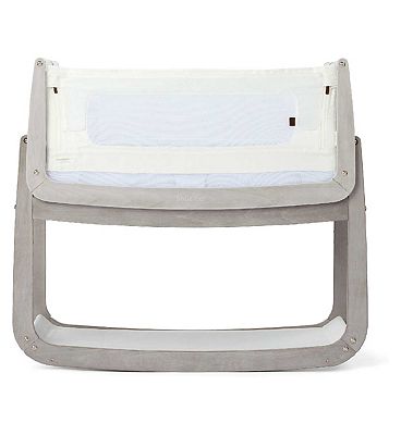 SnuzPod 4 Bedside Crib, The Natural Edit - Silver Birch