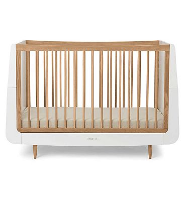 SnuzKot Skandi Cot Bed, The Natural Edit - Oak