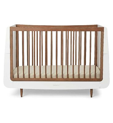 SnuzKot Skandi Cot Bed, The Natural Edit - Walnut