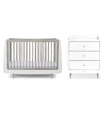 SnuzKot Skandi 2 Piece Furniture Set, The Natural Edit - Silver Birch