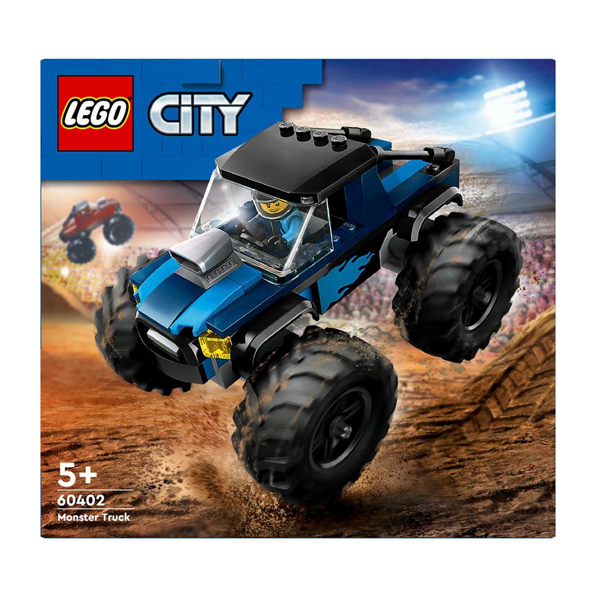Lego City Blue Monster Truck Racing Toy