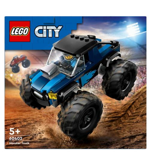 LEGO City Blue Monster Truck Racing Toy