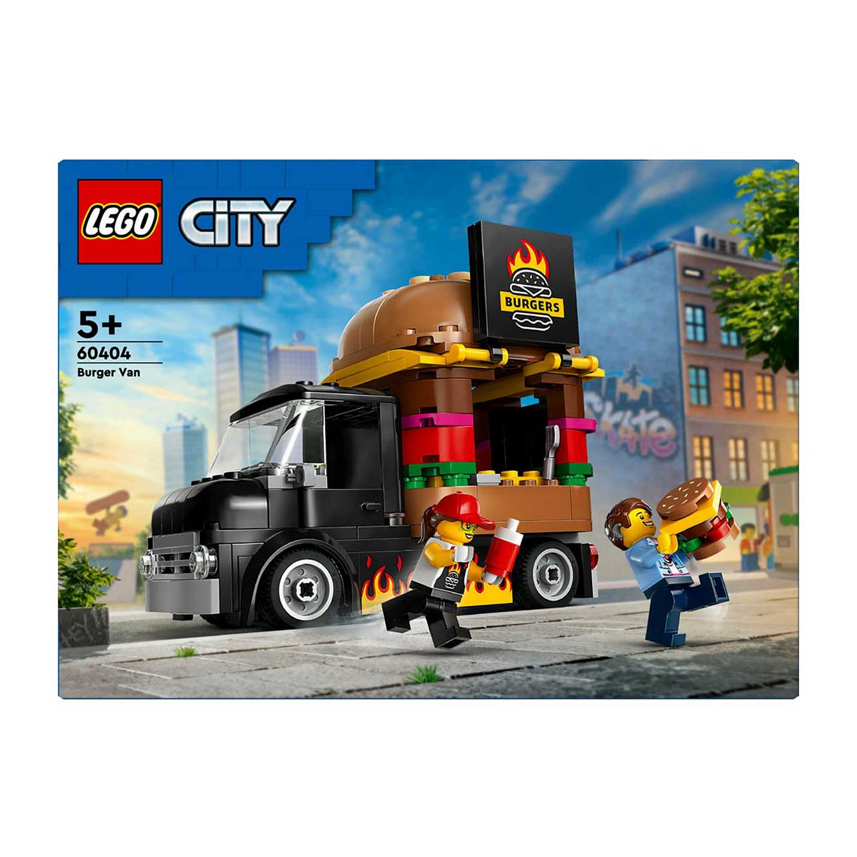 Lego City Burger Van, Food Truck Toy Playset