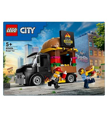 LEGO City Burger Van, Food Truck Toy Playset