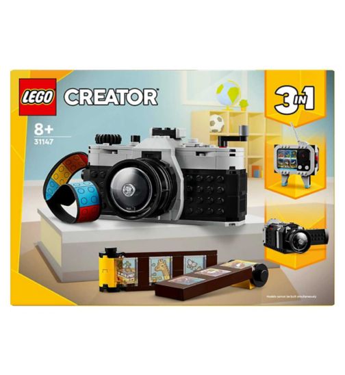 LEGO Creator 3in1 Retro Camera Toy Set