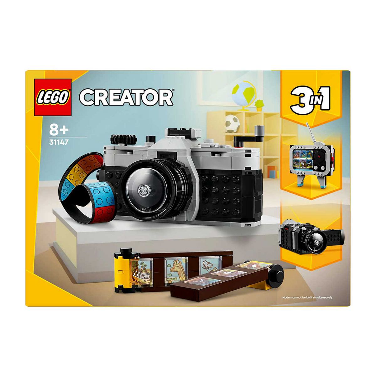 Lego Creator 3In1 Retro Camera Toy Set