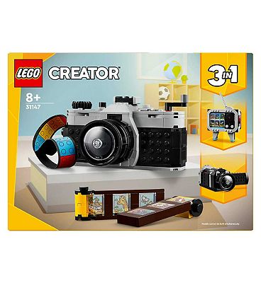 LEGO Creator 3in1 Retro Camera Toy Set