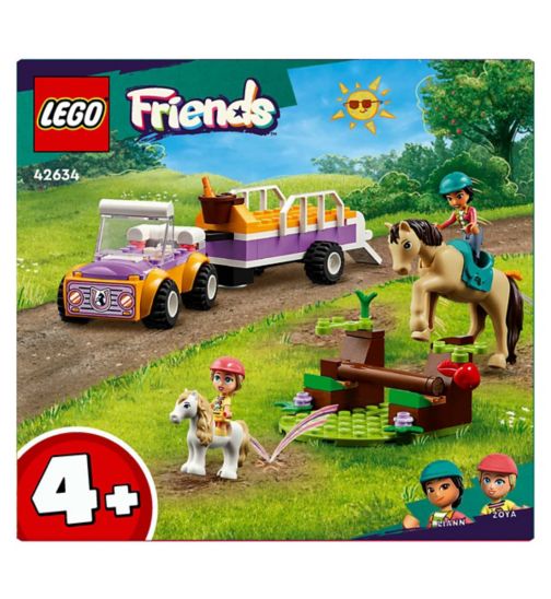 LEGO Friends Horse and Pony Trailer Toy 4+ Set