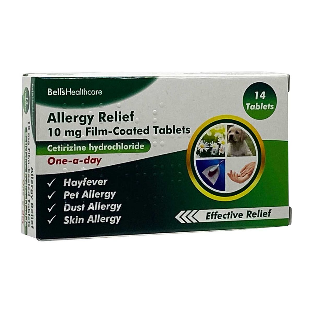 Bells Allergy Relief 10 Mg Film-Coated Tablets - 14