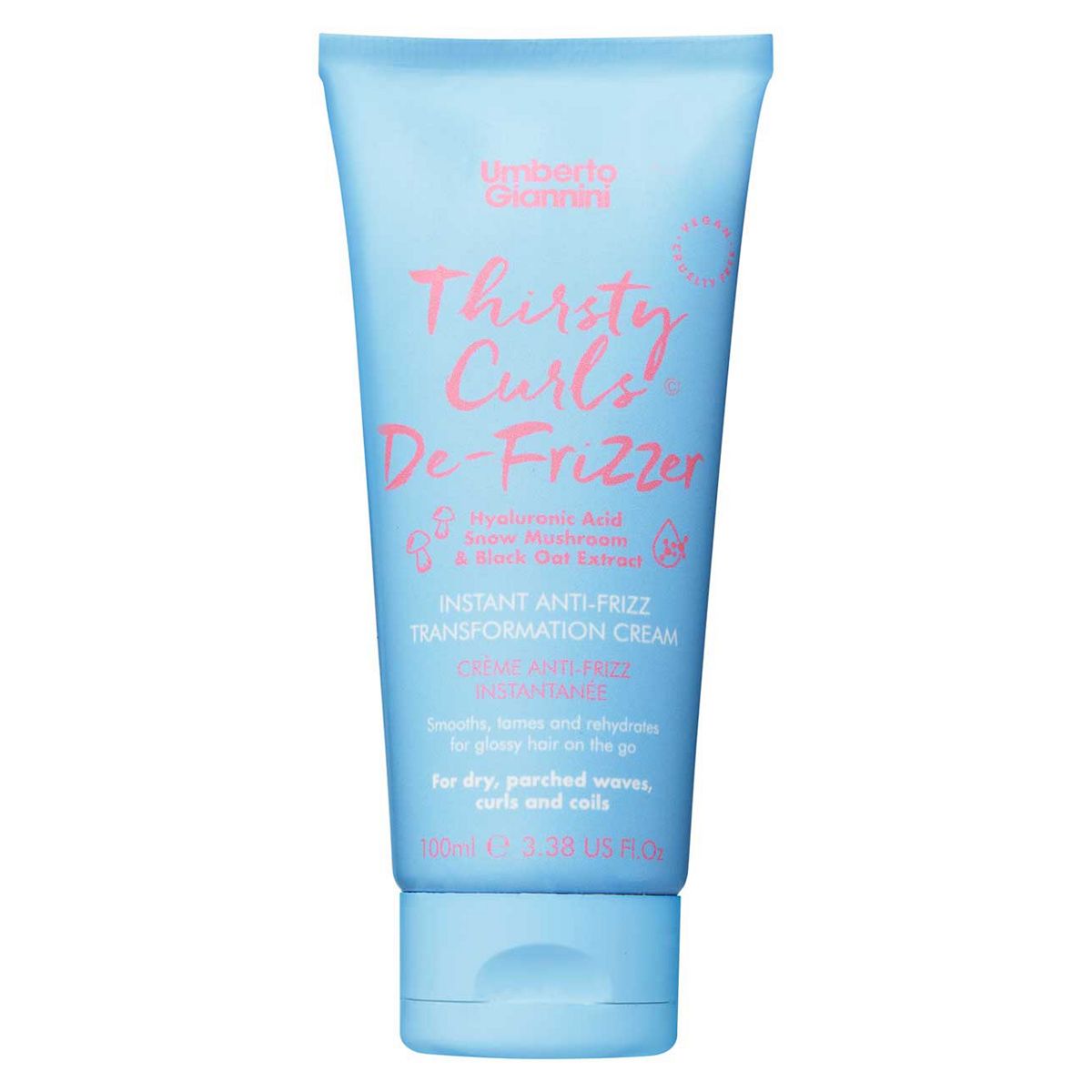 Umberto Giannini Thirsty Curls Instant Anti-Frizz Transformation Cream 100ml