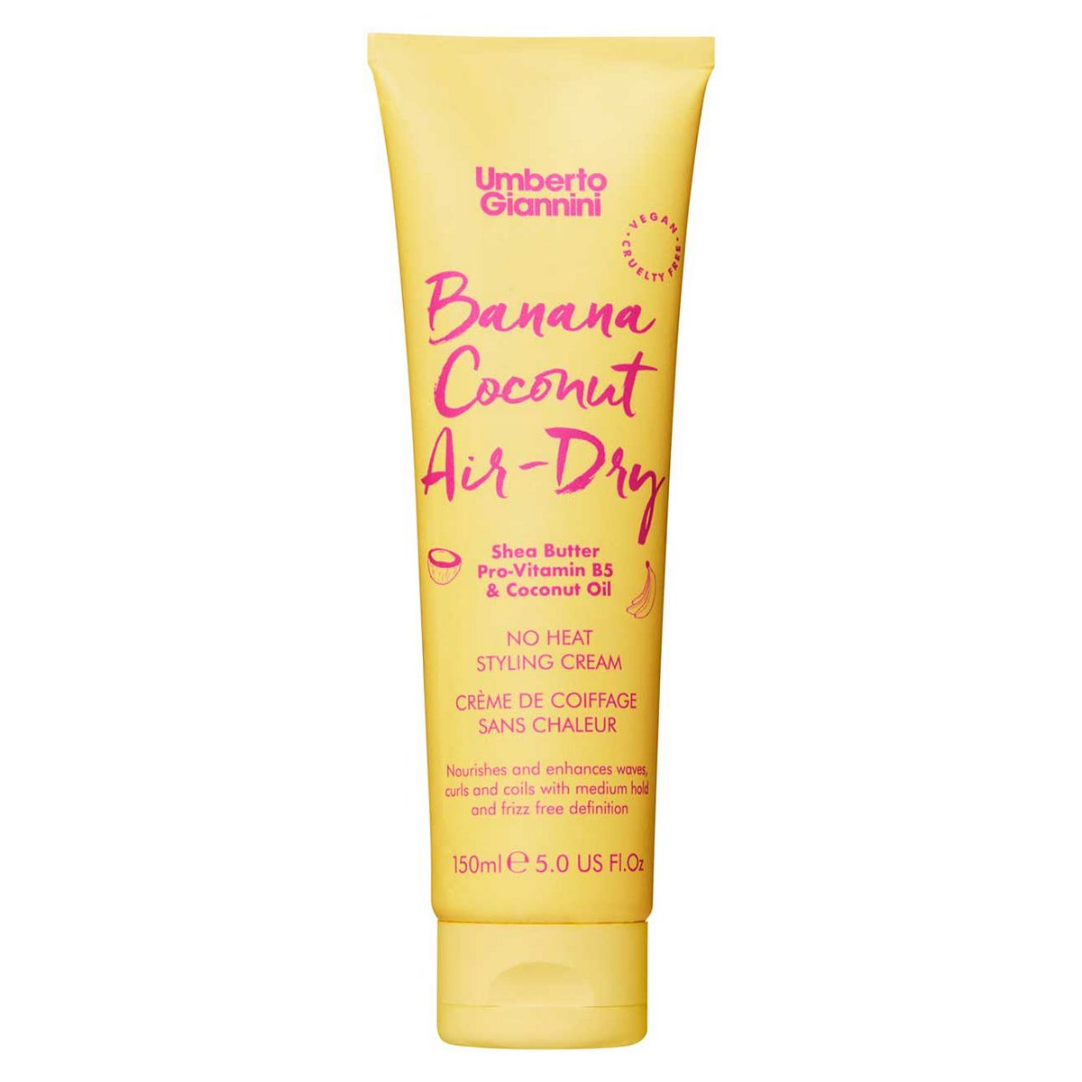 Umberto Giannini Banana Coconut Air-Dry Cream 150ml