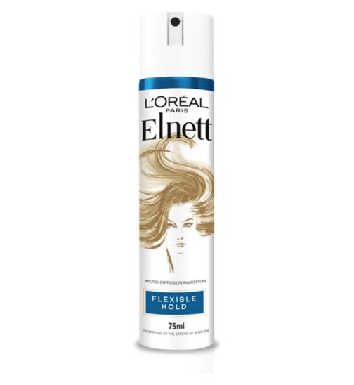 L'Oreal Hairspray by Elnett for Flexible Hold & Shine 75ml
