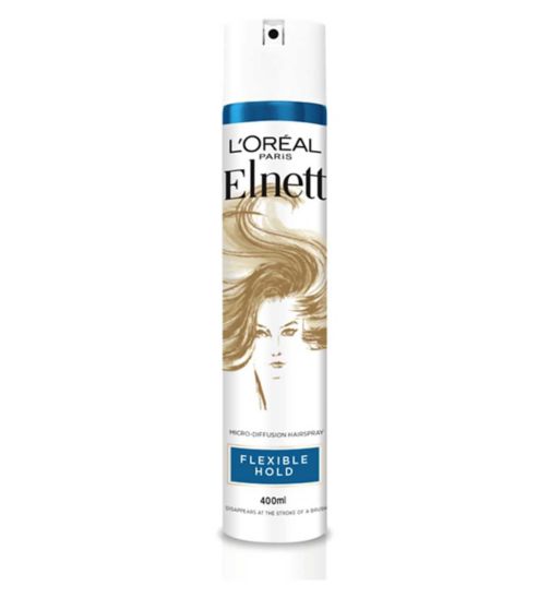 L'Oreal Hairspray by Elnett for Flexible Hold & Shine 400ml