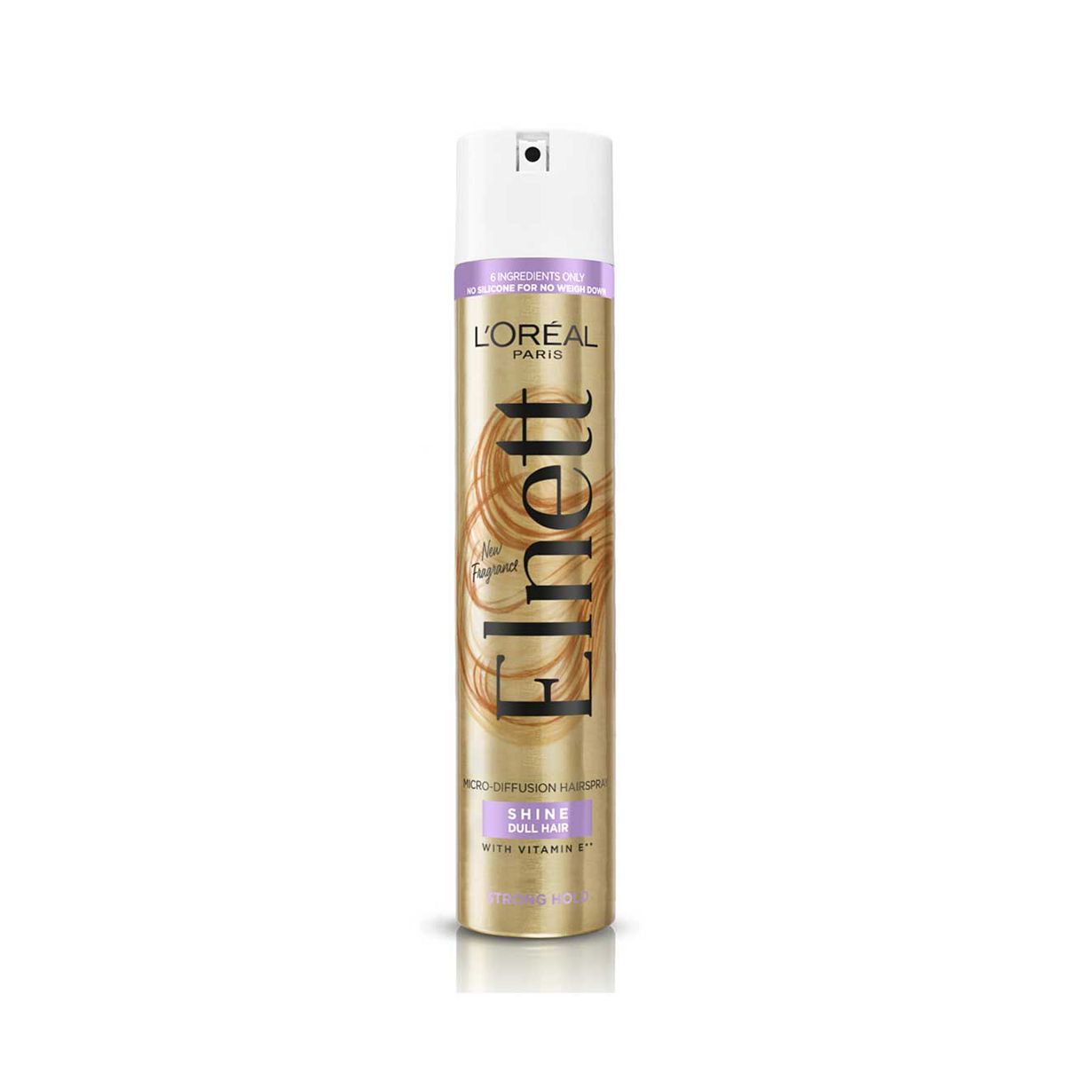 L'Oreal Paris Elnett Hairspray, Shine For Dull Hair - Strong Hold 400ml
