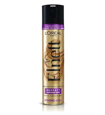L'Oreal Paris Elnett hairspray, care for damaged hair with argan oil - strong hold 75ml