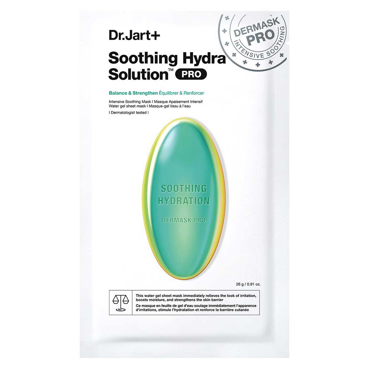 Dr Jart Soothing Hydra Solution Pro Sheet Mask