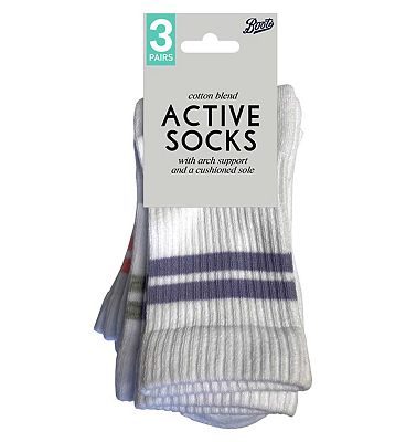 Boots ladies sports socks pair 3s