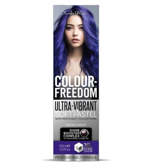 Colour Freedom Indigo Night Semi Permanent Hair Dye. 150ml