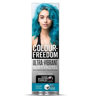 Colour Freedom Tropical Aqua Semi Permanent Hair Dye. 150ml