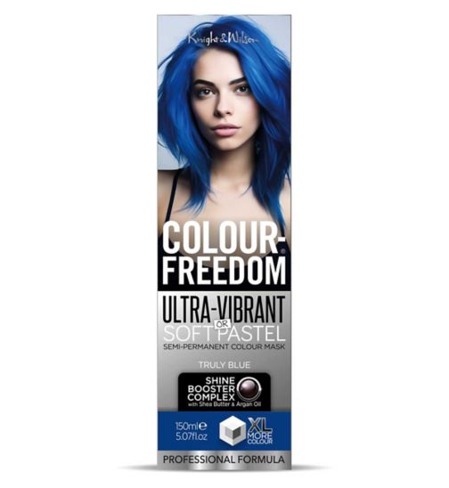 Colour Freedom Truly Blue Semi Permanent Hair Dye. 150ml