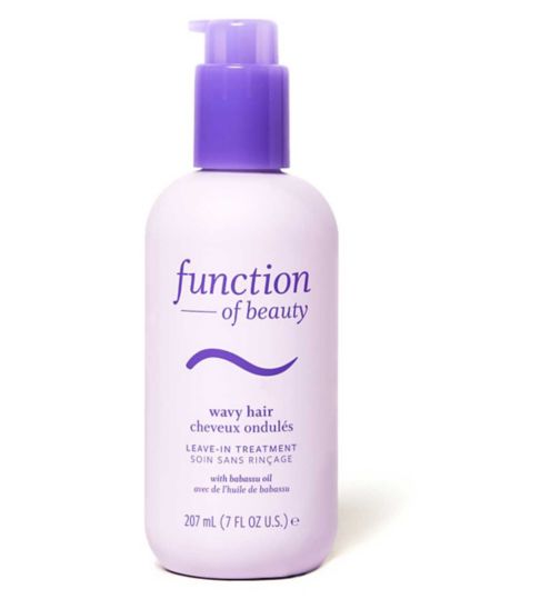 Function of Beauty Wavy Hair Leave-In Treatment Base with Babassu Oil