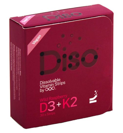Diso Vitamin D3+K2 Wild Raspberry Magnet of 30